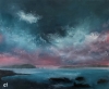 Dusk over the Dorset coast