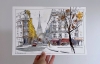 Golden Facades of Paris