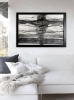 Black and White Industrial Abstract I Framed