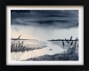 Monochrome marshes, rainclouds & geese