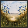 Wild flower path meadow landscape I