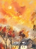 Autumnal orange 