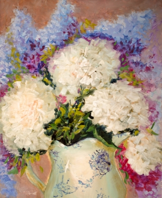 White Hydrangeas