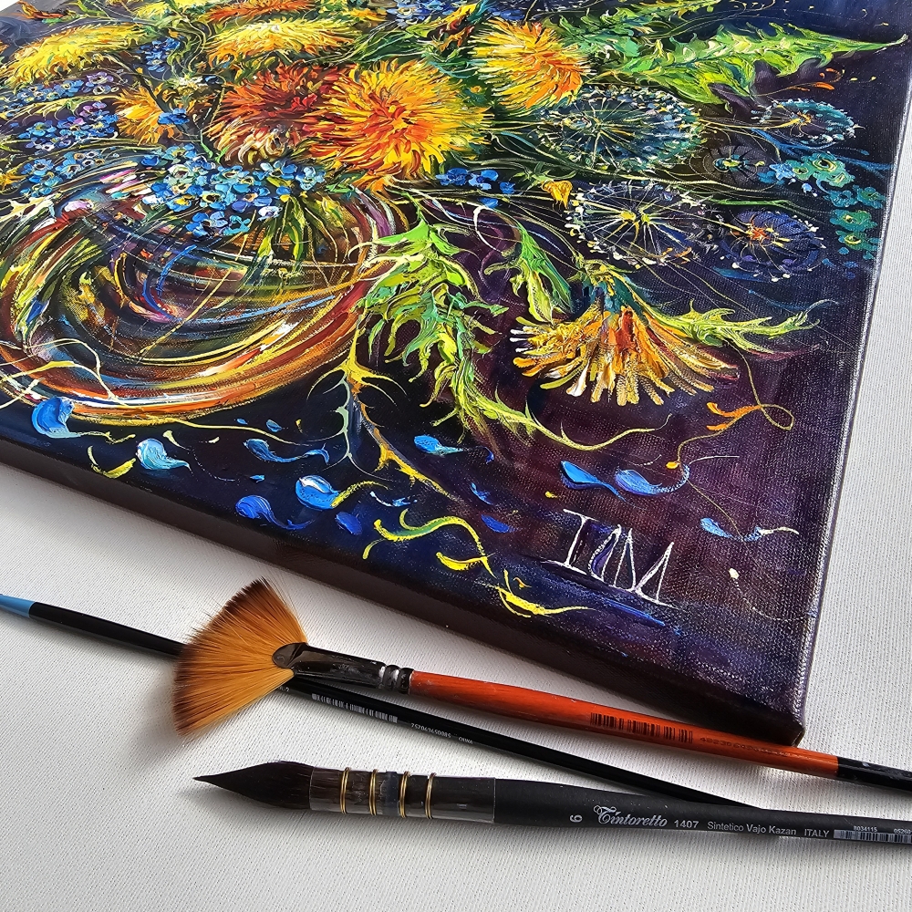Dandelion Modern Still Life