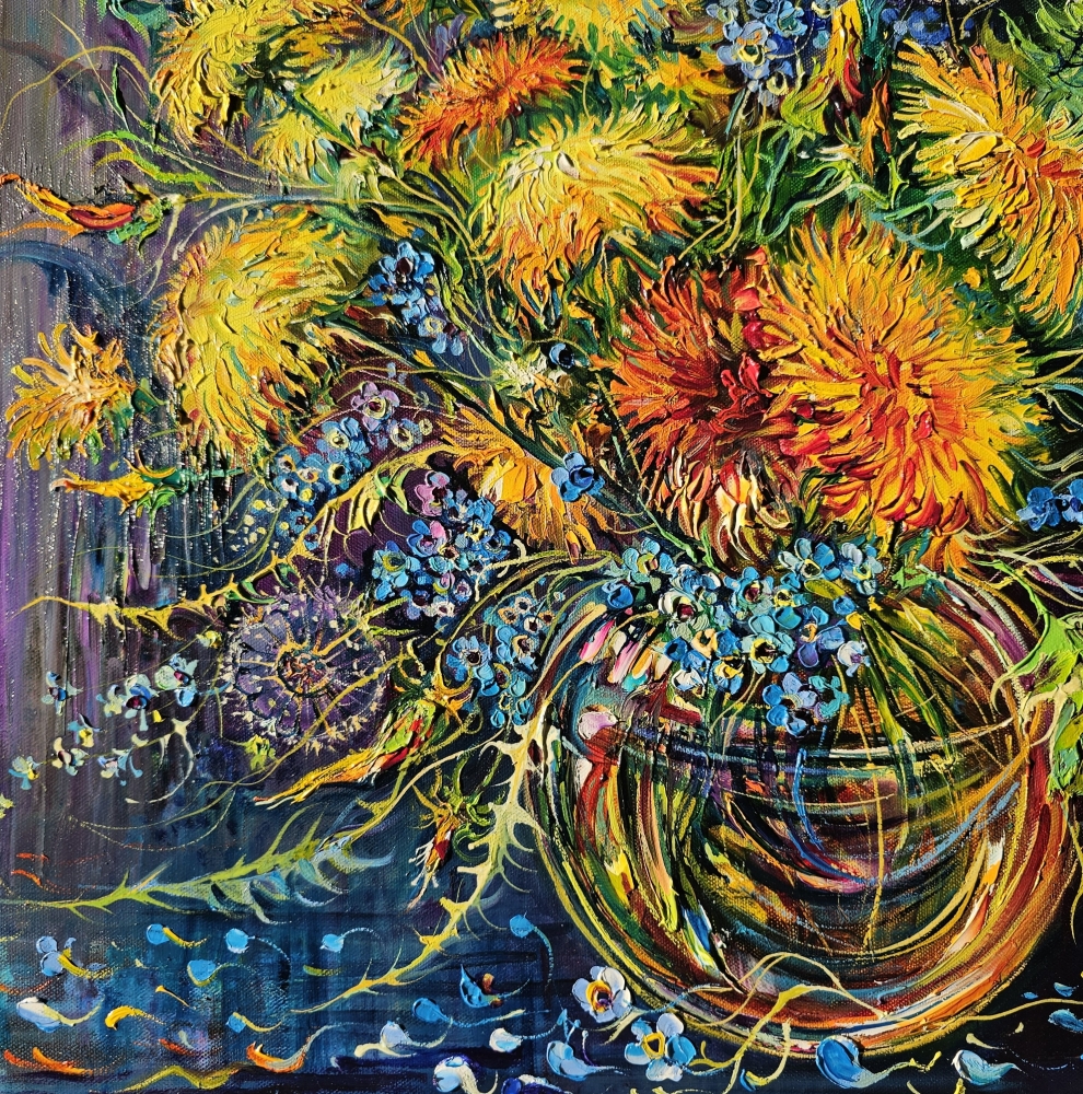 Dandelion Modern Still Life