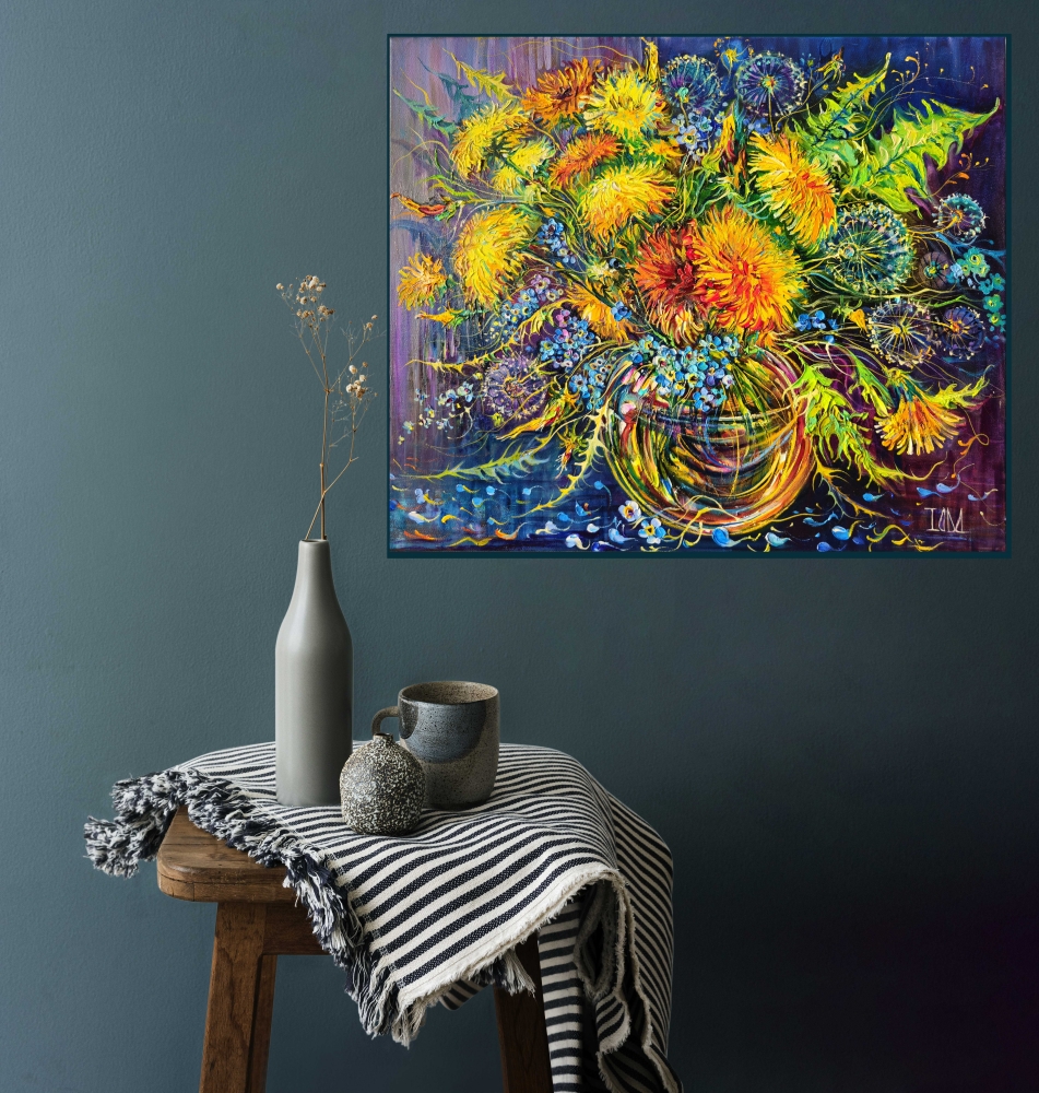 Dandelion Modern Still Life