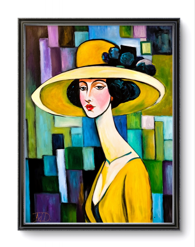Lady in yellow