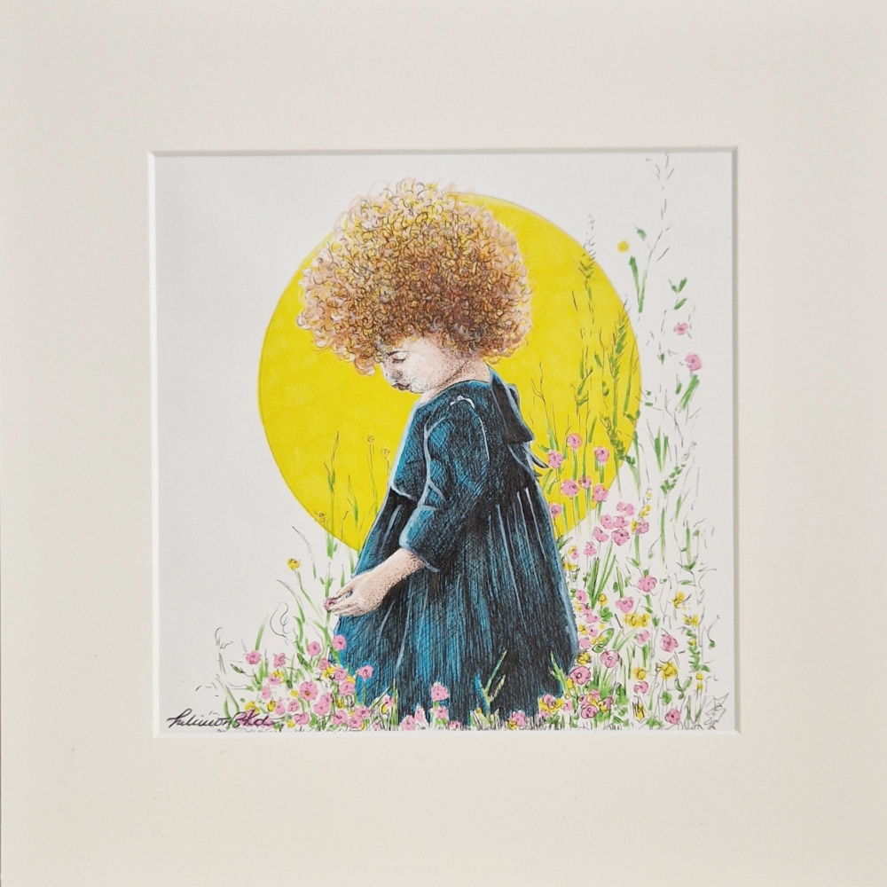 The girl on a sunny meadow (2018)