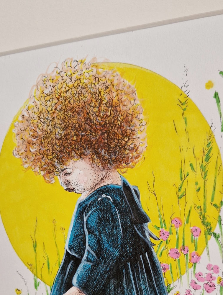 The girl on a sunny meadow (2018)