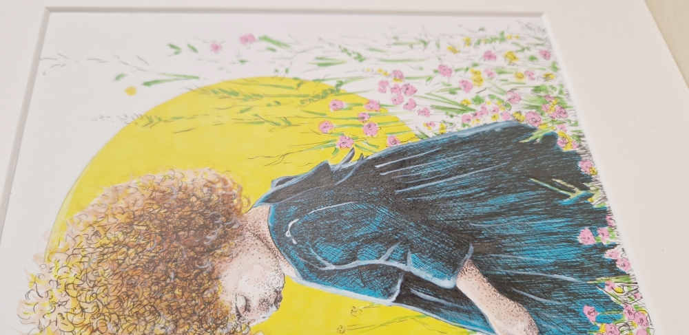 The girl on a sunny meadow (2018)