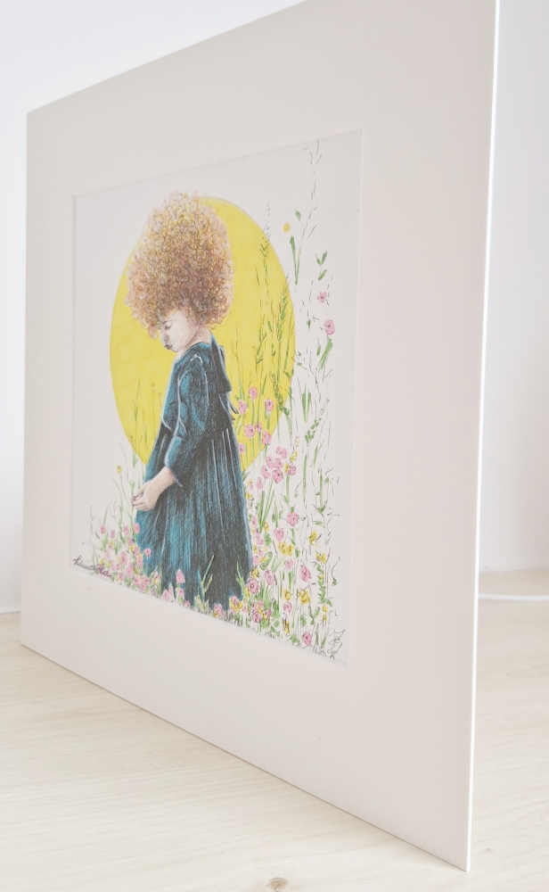 The girl on a sunny meadow (2018)