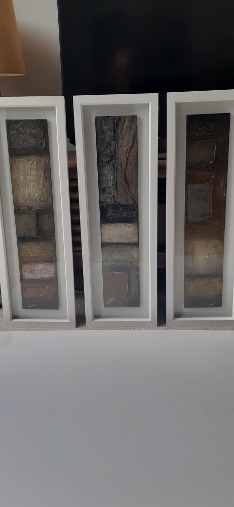 Black and White Triptych (3 panels)