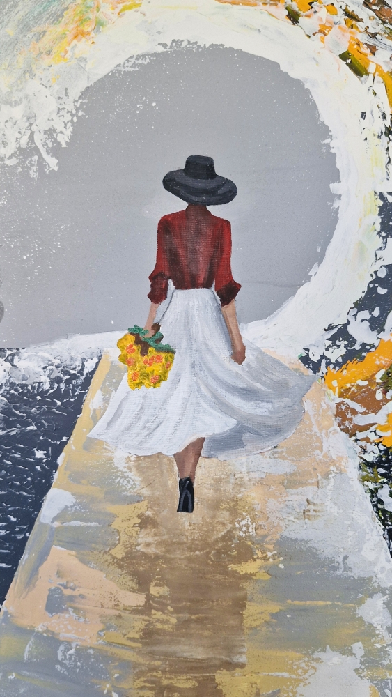 'There she goes'