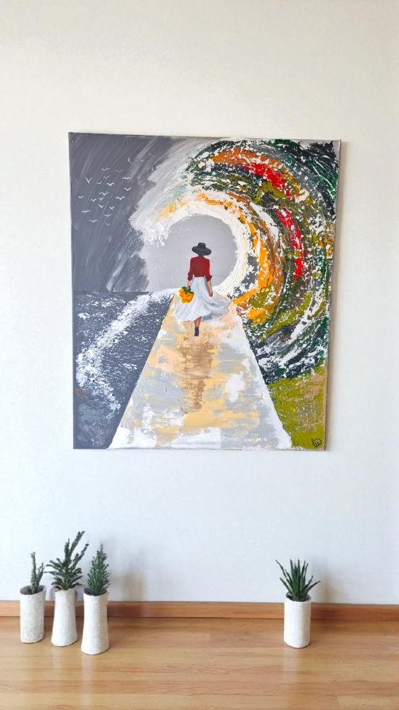 'There she goes'
