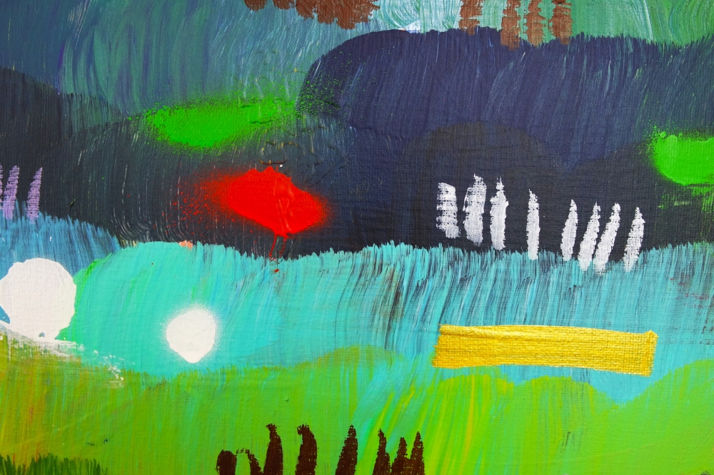 Colourful Abstract Countryside 5297