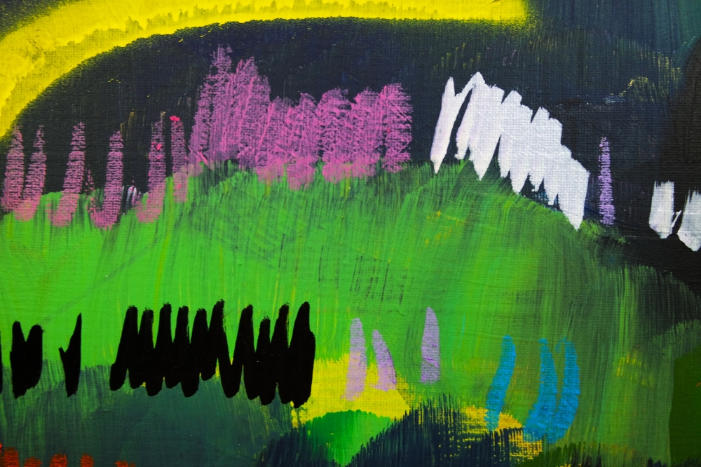Colourful Abstract Countryside 5297