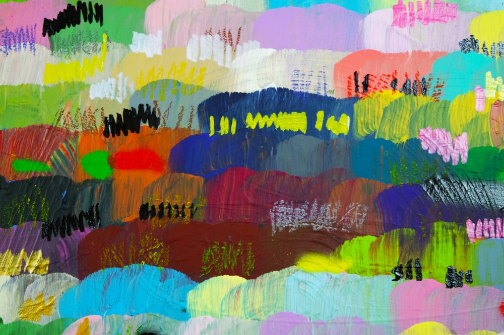 Colourful Abstract Countryside 5325