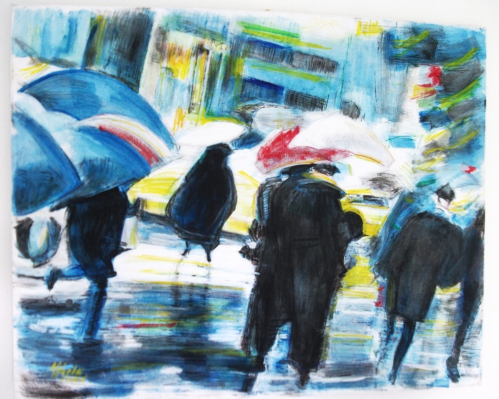 Running through the Rain