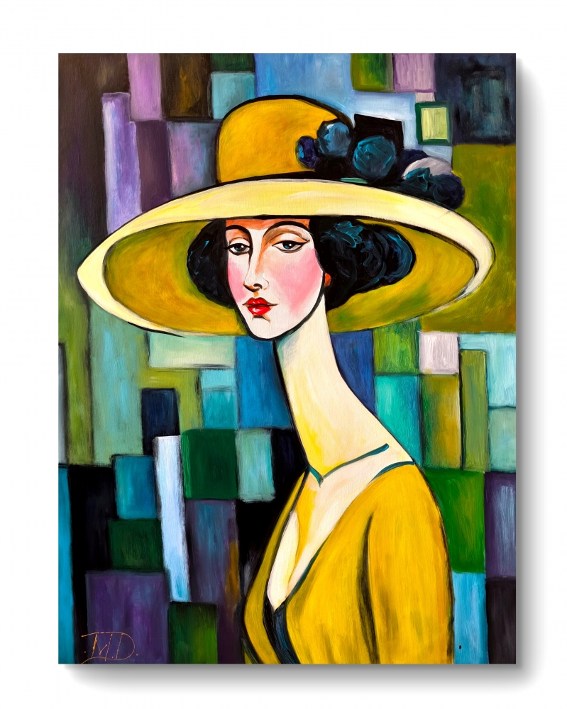 Lady in yellow