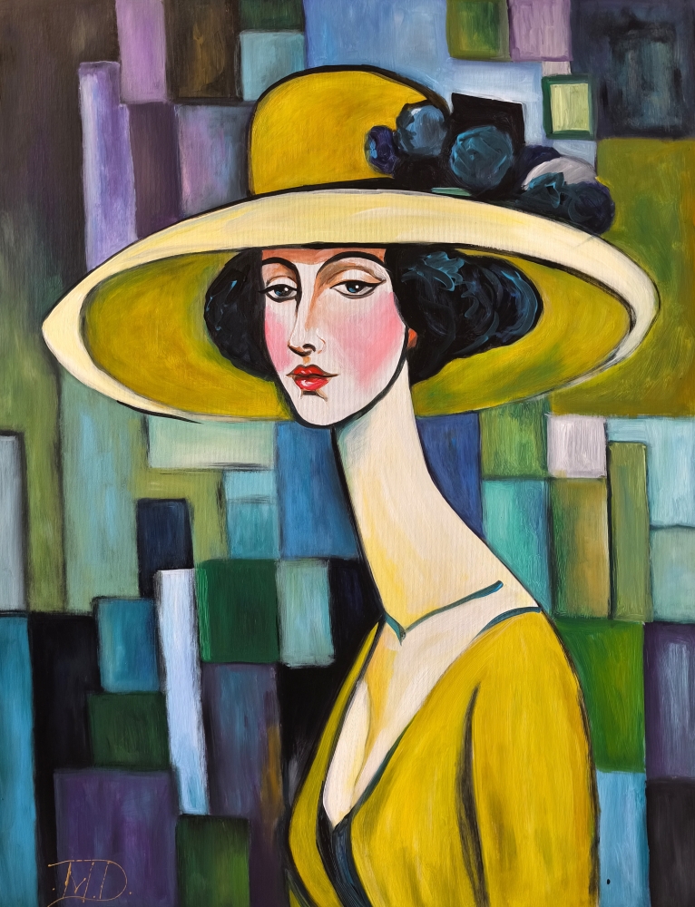 Lady in yellow