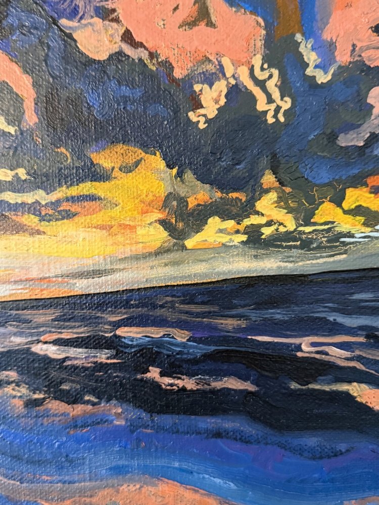 Sunrise and sea