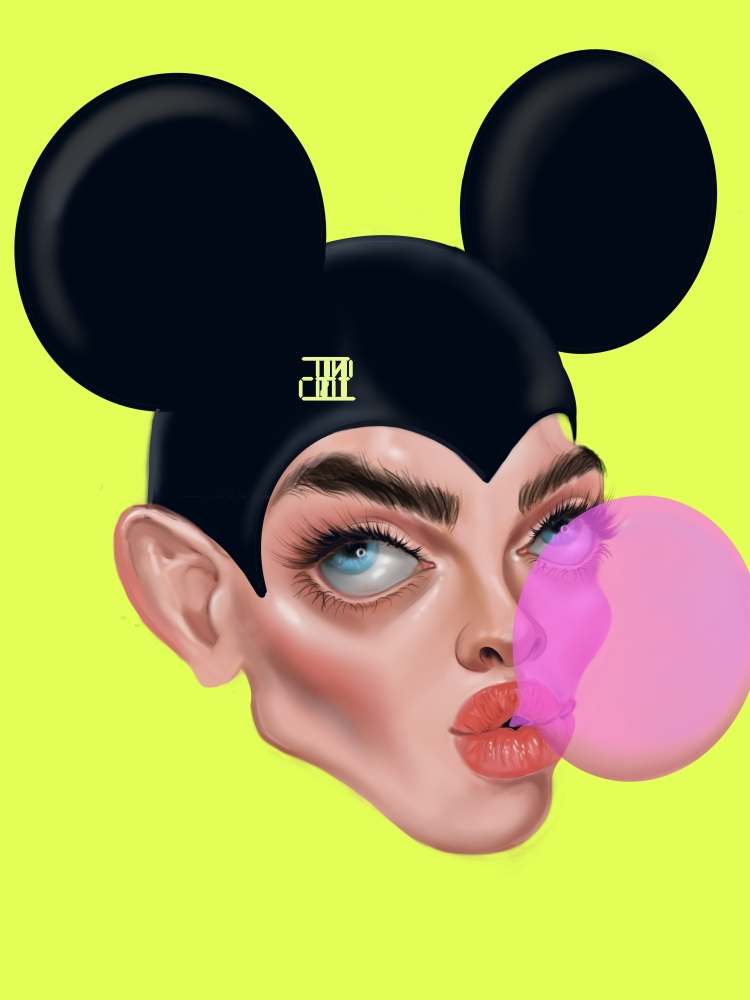 Mikey Etta with Bubble gum