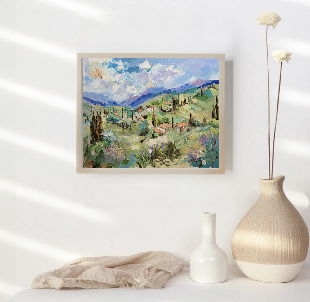Tuscan Hillside.