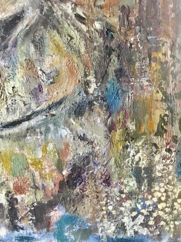 Spirit of the Primate – Original Textured monkey Oil Painting