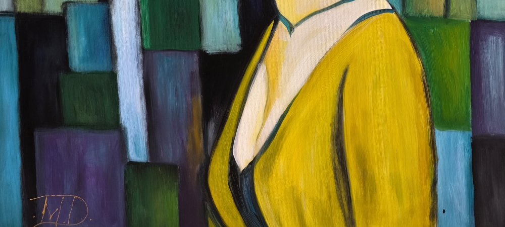 Lady in yellow