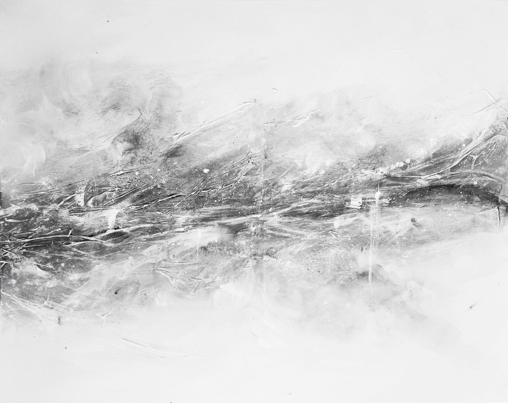 Monochrome 1 abstract large