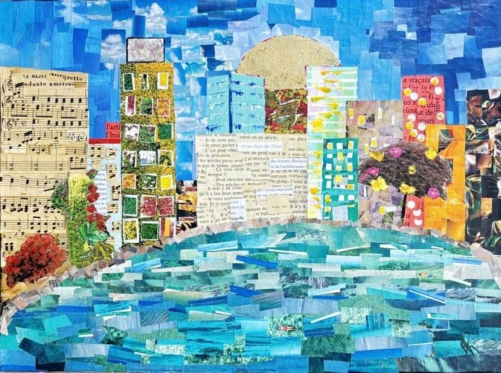 Swimmers collage