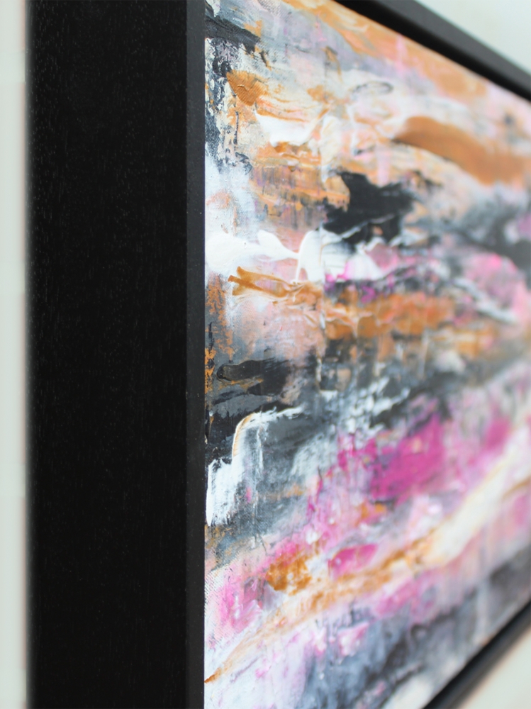 Pink Tidal Flow (Framed)