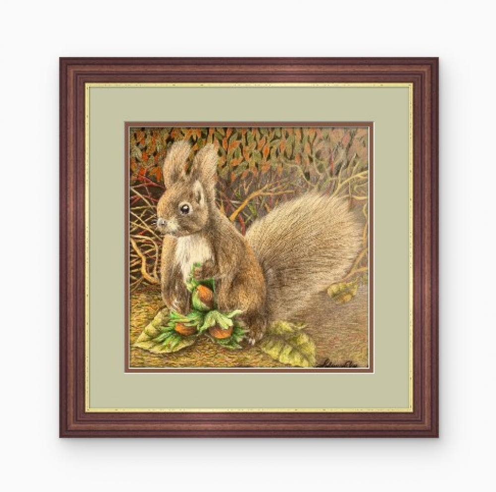 Squirrel and nuts (2022)