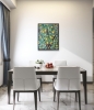 Citrus Garden – Lemon Tree Textured Oil Painting, Original Impasto Art on Stretched Canvas, 40x50 cm Handmade Artwork