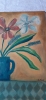 Flowers in a blue jug