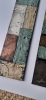 Copper and Green Triptych (3 panels)