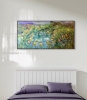 Fairytale Blossoms – Original Oil Painting on Canvas (45x90 cm)