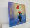 Blue Jug and Poppies