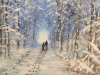Snow is falling