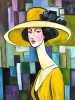 Lady in yellow