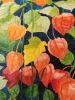 Chinese lanterns watercolour 