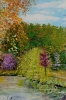 Velvet Pond and Golden Leaves