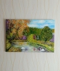 Velvet Pond and Golden Leaves