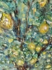 Citrus Garden – Lemon Tree Textured Oil Painting, Original Impasto Art on Stretched Canvas, 40x50 cm Handmade Artwork