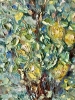 Citrus Garden – Lemon Tree Textured Oil Painting, Original Impasto Art on Stretched Canvas, 40x50 cm Handmade Artwork