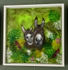 Donkeys pause for a moment