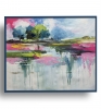 Mirrored Dreams. abstract landscape.