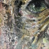Spirit of the Primate – Original Textured monkey Oil Painting
