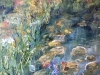 Fairytale Blossoms – Original Oil Painting on Canvas (45x90 cm)