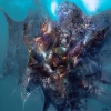 Swallow Angel 140 x 140 cm XXL painting 